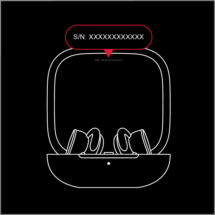 Find your Beats serial number