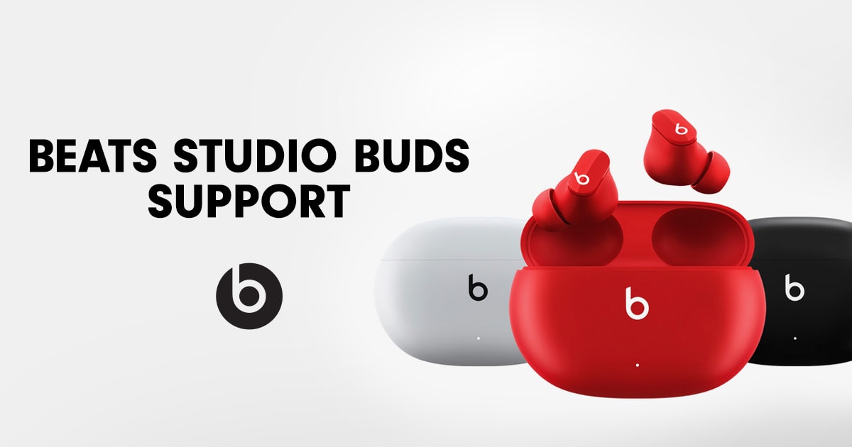 pause Procent høst Beats Studio Buds Earbuds Support - Beats by Dre