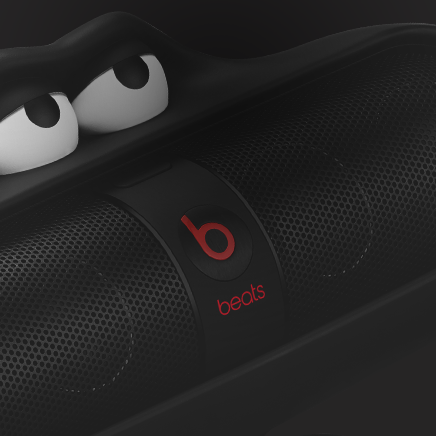 beats pill with character