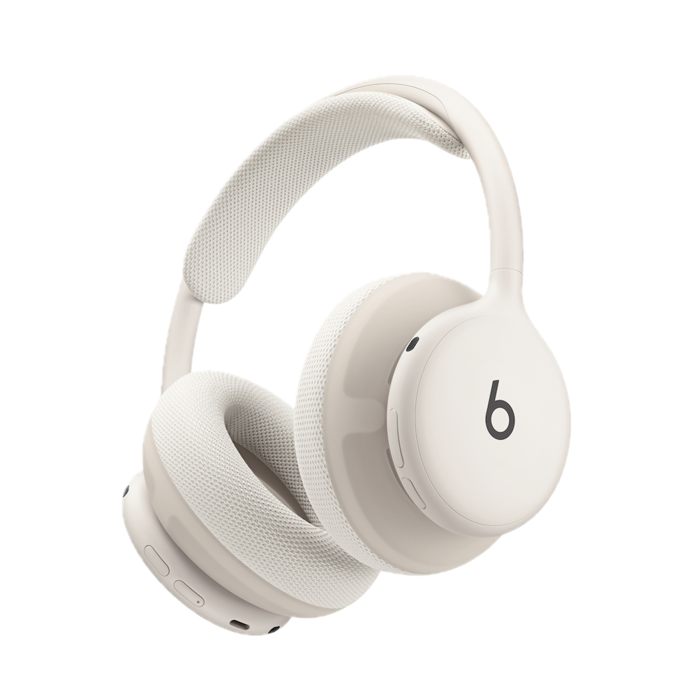 Beats 360 in colore Nuvola su sfondo azzurro e giallo