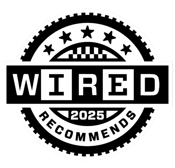 WIRED Recommends 2025 badge