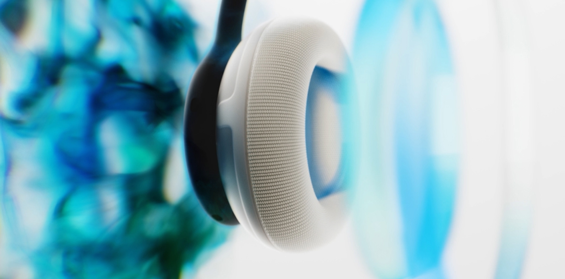Beats headphone ear cushions arranged in a circle in Pink, Volt, Cloud, Black, Navy, and Sky