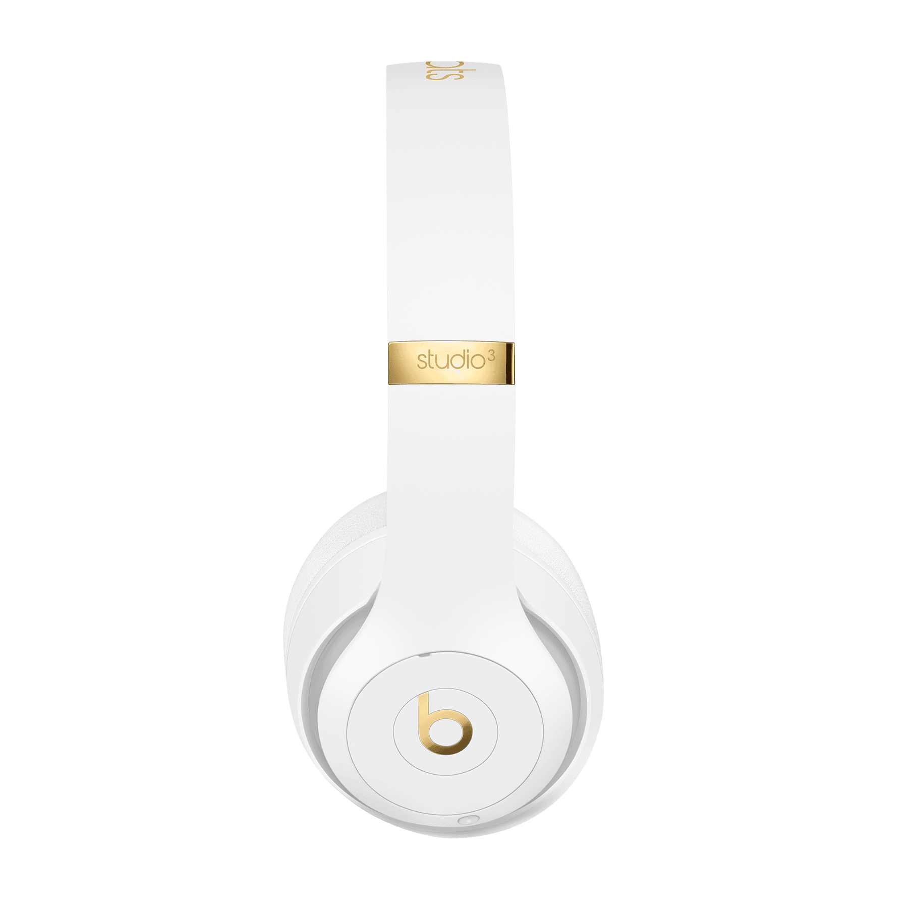 beats white and gold headphones