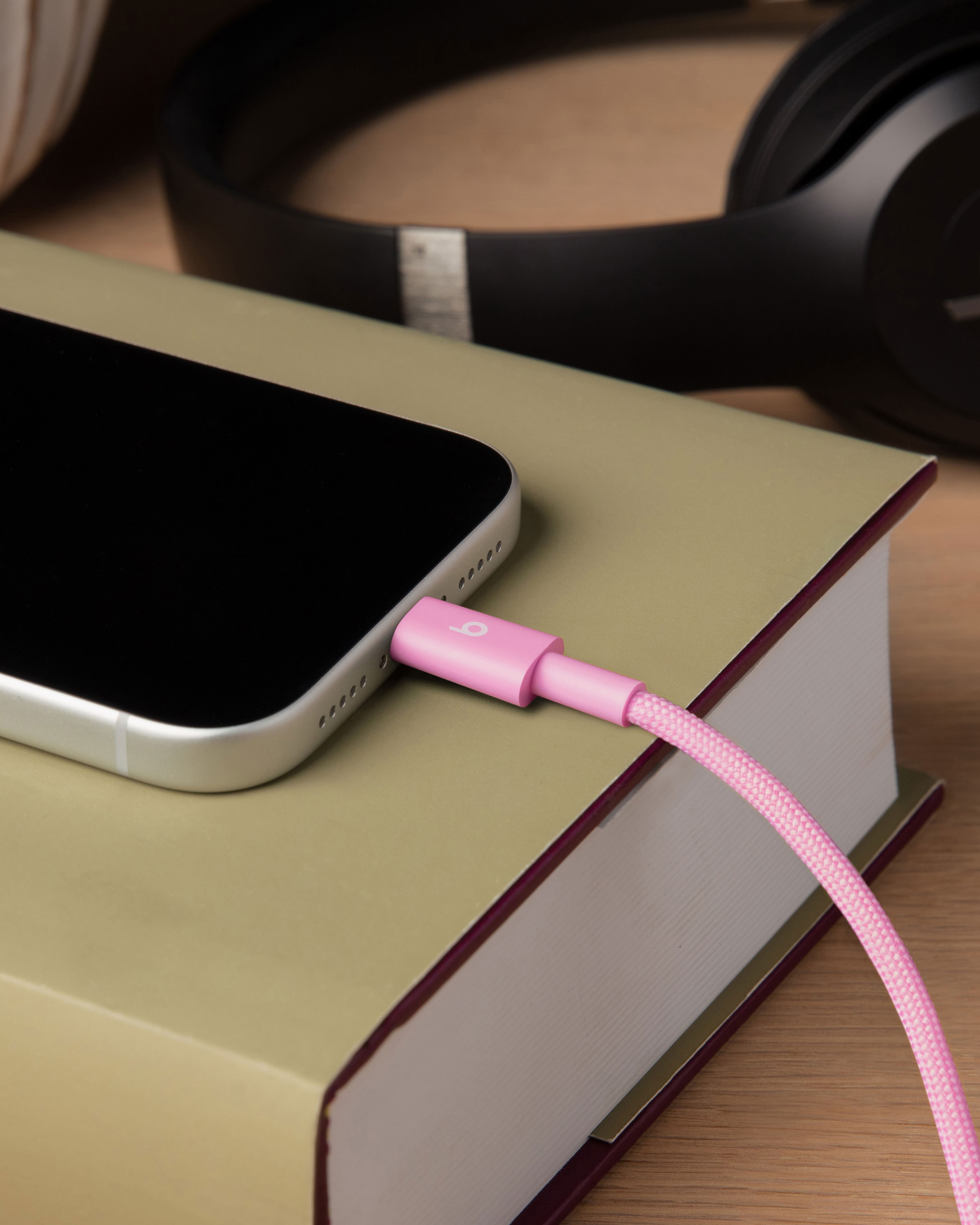 USB-C - USB-C ケーブル（1.5 m） - Beats - パワーピンク