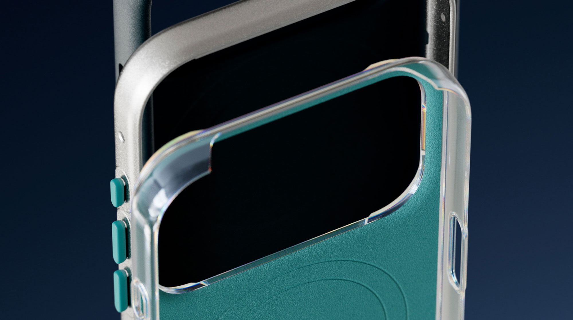 Beats iPhone 17 Rugged Case showing the triple-shot construction for extra durability.