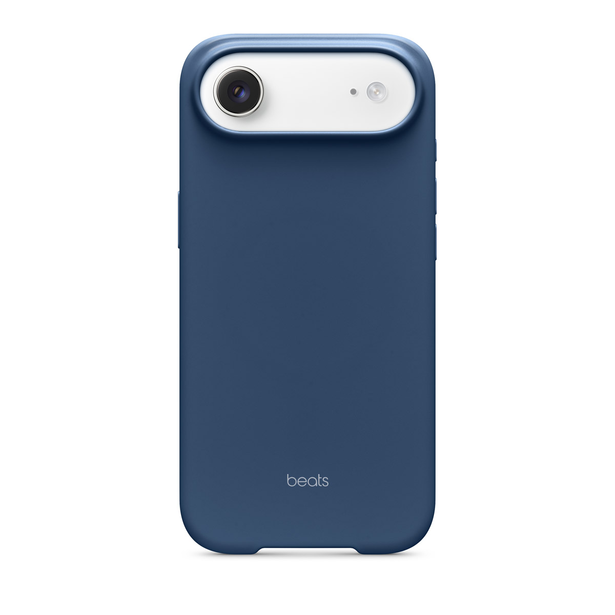 Close-up of Beats iPhone Air Case in Bedrock Blue