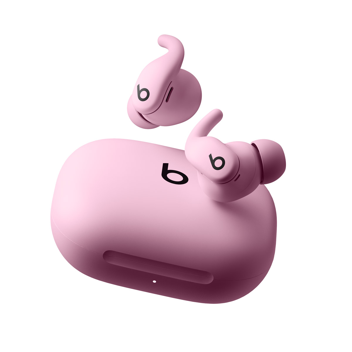 Close-up of Powerbeats Fit in Power Pink.