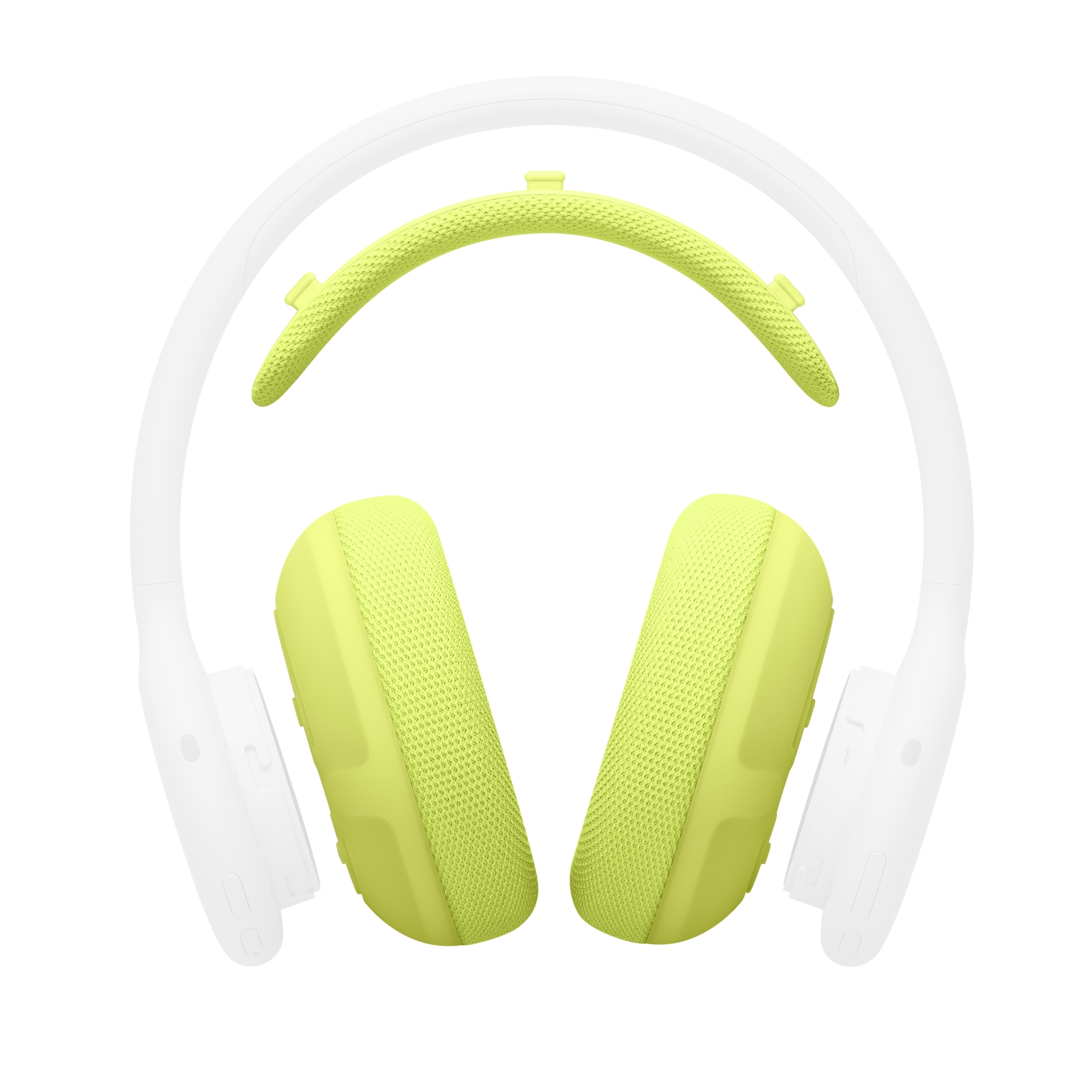 Front view of the Beats 360 Cushion Kit – Volt performance knit cushions for ear cups and headband