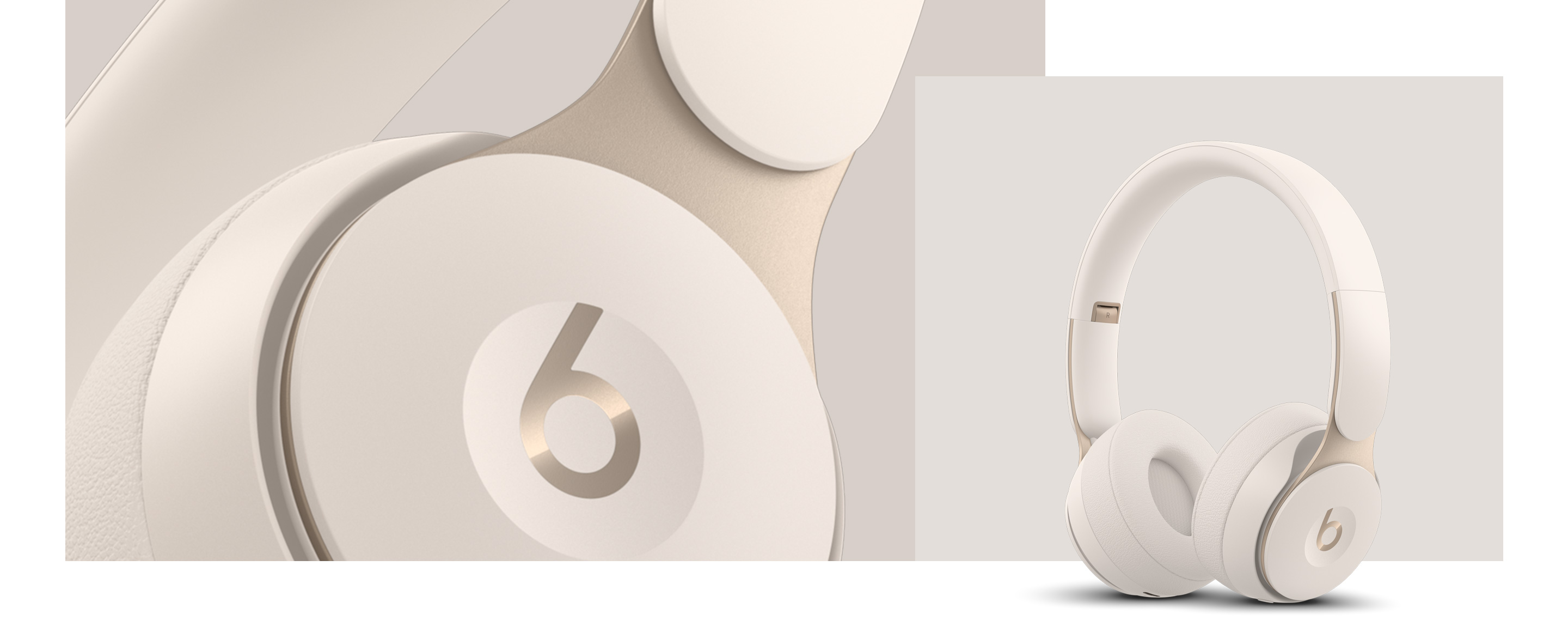 beats solo pro wireless bluetooth noise cancelling headphones ivory