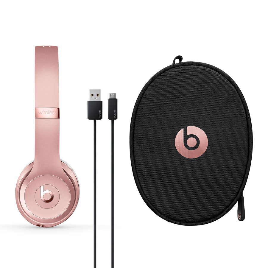 Beats Solo3 Wireless Headphones - Rose Gold