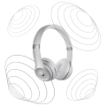 Solo³ Wireless - Everyday On-Ear Headphones - Beats - Silver