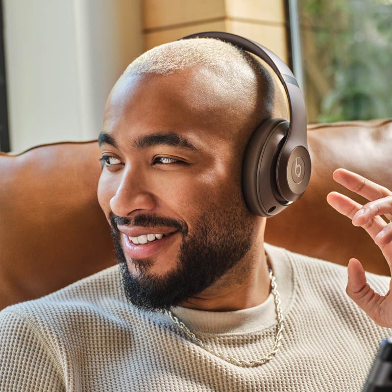 Wireless Deep Headphones Brown Studio - Premium Beats Cancelling Pro Noise -