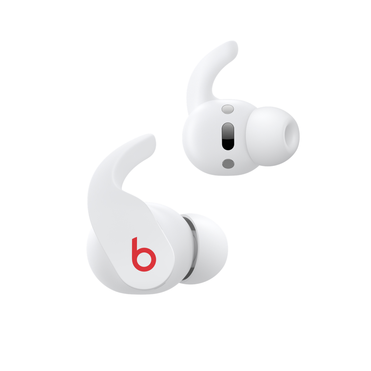 A pair of floating Beats Fit Pro in White